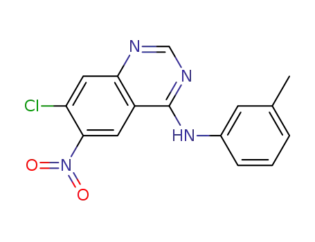 6-nitro-7-chloro-4-(3-methylanilino)quinazoline