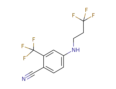 2-(trifluoromethyl)-4-[(3,3,3-trifluoropropyl)amino]benzonitrile