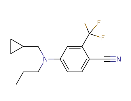4-[(cyclopropylmethyl)(propyl)amino]-2-(trifluoromethyl)benzonitrile