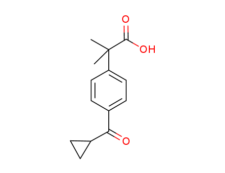 2-(4-(Cyclopropanecarbonyl)phenyl)-2-methylpropanoic acid