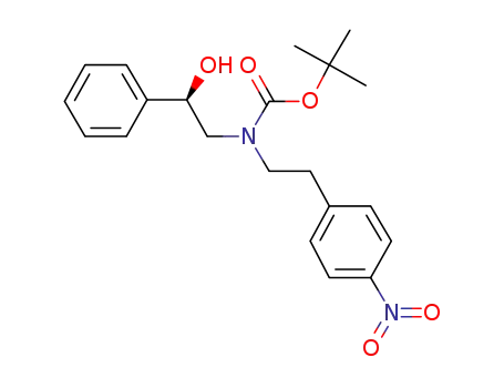 ((2R)-2-hydroxy-2-phenylethyl)-[2-(4-nitrophenyl)ethyl]carbamic acid tert-butyl ester