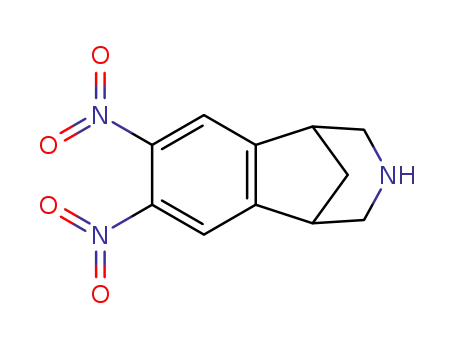 Molecular Structure of 230615-08-4 (1,5-Methano-1H-3-benzazepine, 2,3,4,5-tetrahydro-7,8-dinitro-)