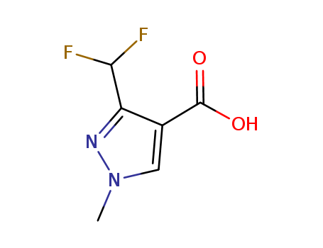 3-(Difluoromethyl)-l-methyl-1H-pyrazole-4-carboxylic acid cas no. 176969-34-9 98%