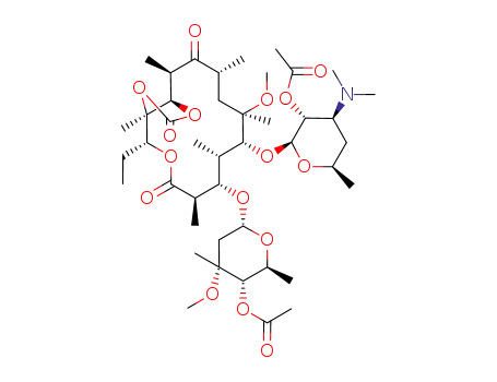 2',4''-di-O-acetyl-11,12-carbonate-6-O-methylerythromycin