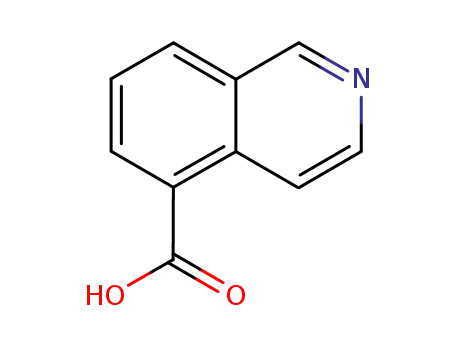 Molecular Structure of 27810-64-6 (Isoquinoline-5-carboxylic acid)