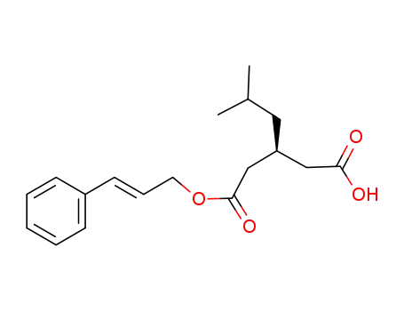 (S)-3-(2-(cinnamyloxy)-2-oxoethyl)-5-methylhexanoic acid