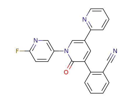 3-(2-cyanophenyl)-5-(pyridin-2-yl)-1-(2-fluoropyridin-5-yl)-1,2-dihydropyridin-2-one