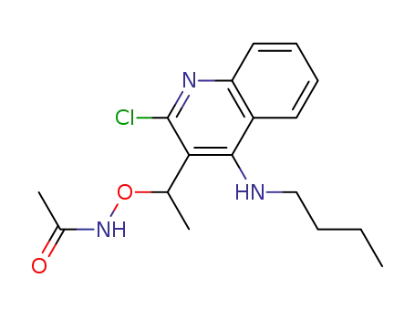 N-(4-butylamino-2-chloro-3-quinolinyl)ethoxyacetamide
