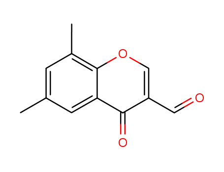 Molecular Structure of 42059-75-6 (6,8-DIMETHYL-3-FORMYLCHROMONE)