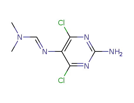 2-Amino-4,6-dichloro-5-[(dimethylamino)methyleneamino]pyrimidine