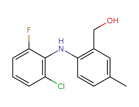 2-[(2-chloro-6-fluorophenyl)amino]-5-methylbenzenemethanol