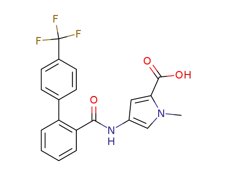 4-(4'-trifluoromethyl-biphenyl-2-carbonylamino)-1-methyl-pyrrole-2-carboxylic acid