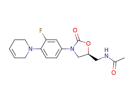 N-{3-[4-(3,6-dihydro-2H-pyridin-1-yl)-3-fluoro-phenyl]-2-oxo-oxazolidin-5-ylmethyl}-acetamide