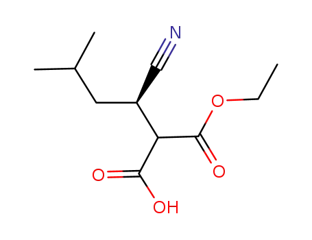(3R)-3-cyano-2-ethoxycarbonyl-5-methyl-hexanoic acid