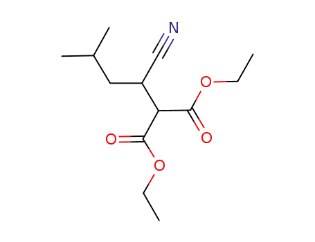 Diethyl(1-cyano-3-methylbutyl)malonate