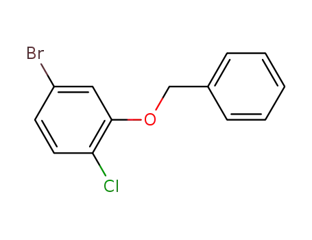 Molecular Structure of 903579-12-4 (2-(Benzyloxy)-4-bromo-1-chlorobenzene)