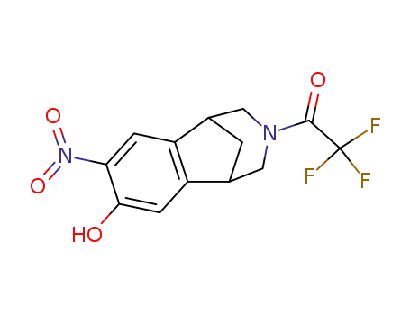 2,2,2-Trifluoro-1-(4-hydroxy-5-nitro-10-aza-tricyclo[6.3.1.02,7]dodeca-2(7),3,5-trien-10-yl)-ethanone