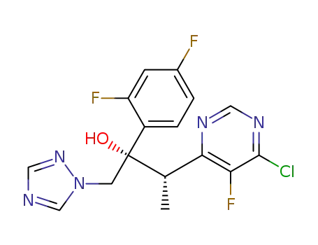 (2R,3R/2S,3S)-3-(4-chloro-5-fluoropyrimidin-6-yl)-2-(2,4-difluorophenyl)-1-(1H-1,2,4-triazole-1-yl)butan-2-ol