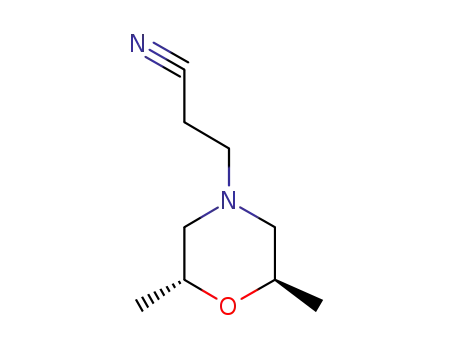 trans N-(2-cyanoethyl)-2,6-dimethylmorpholine