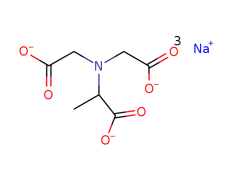 N,N-BIS(CARBOXYLATOMETHYL)ALANINE TRISODIUM SALT