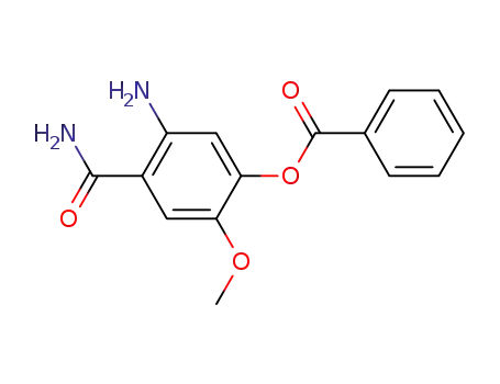 2-amino-4-benzoyloxy-5-methoxybenzamide