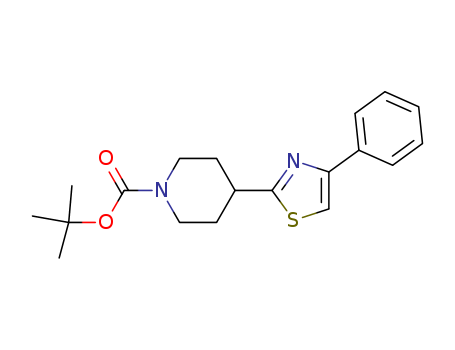 tert-butyl 4-(4-phenylthiazol-2-yl)piperidine-1-carboxylate