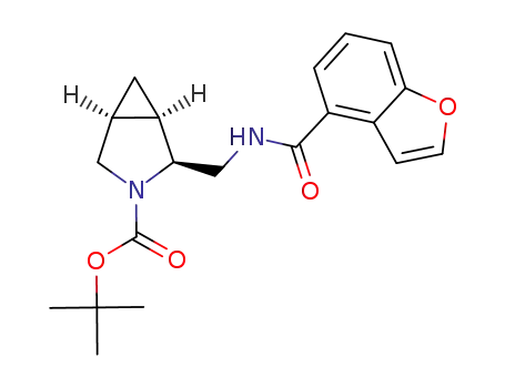 (1R*,2S*,5S*)-2-{[(benzofuran-4-carbonyl)-amino]-methyl}-3-aza-bicyclo[3.1.0]hexane-3-carboxylic acid tert-butyl ester