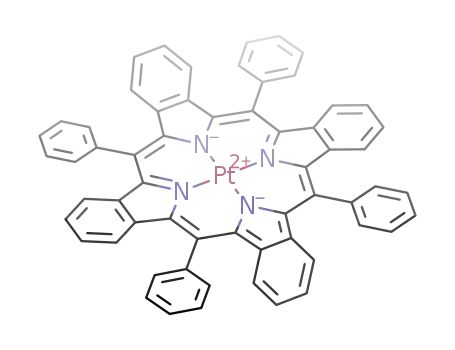 Molecular Structure of 166174-05-6 (Pt-tetraphenyltetrabenzoporphyrin)
