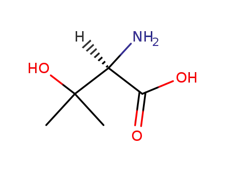 Molecular Structure of 2280-48-0 (D-beta-Hydroxyvaline)