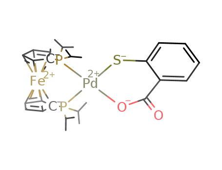 [1,1'-bis(diisopropylphosphino)ferrocene]palladium(II) thiosalicylate