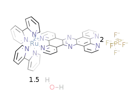 Λ-[Ru(2,2'-bipyridine)2(tetrapyrido[3,2-a:2',3'-c:3'',2''-h:2''',3'''-j]phenazine)][PF6]2*1.5H2O