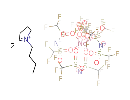 [1-butyl-1-methylpyrrolidinium]2Nd[bis(trifluoromethanesulfonyl)amide)5