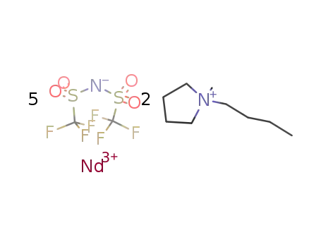 [1-butyl-1-methyl-pyrrolidinium]2[Nd(bis(trifluoromethylsulfonyl)imide)5]