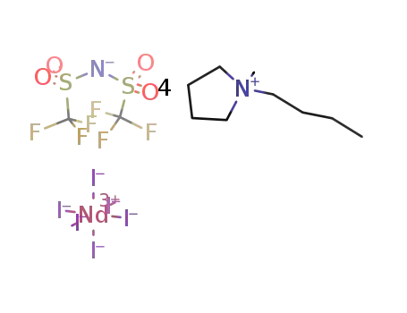 [1-butyl-1-methyl-pyrrolidinium]4[NdI6][(trifluoromethylsulfonyl)imide]