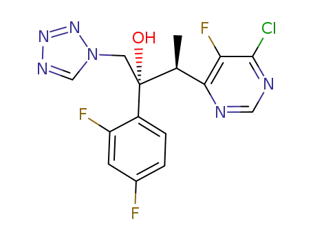 (2R,3S)-3-(6-chloro-5-fluoropyrimidin-4-yl)-2-(2,4-difluorophenyl)-1-(1H-tetrazol-1-yl)butan-2-ol