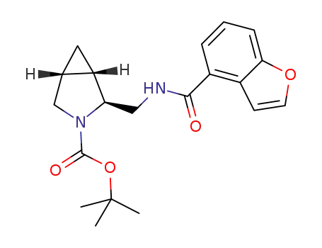 (1S,2S,5R)-2-{[(benzofuran-4-carbonyl)-amino]-methyl}-3-aza-bicyclo[3.1.0]hexane-3-carboxylic acid tert-butyl ester