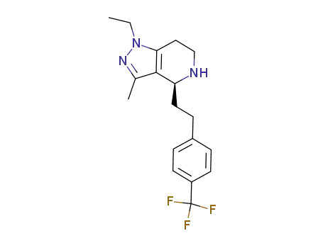 1-ethyl-3-methyl-4-[2-(4-trifluoromethyl-phenyl)-ethyl]-4,5,6,7-tetrahydro-1H-pyrazolo[4,3-c]pyridine
