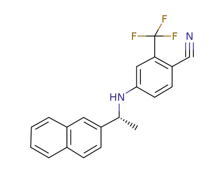 4-{[(1R)-1-(2-Naphthyl)ethyl]amino}-2-(trifluoromethyl)benzonitrile