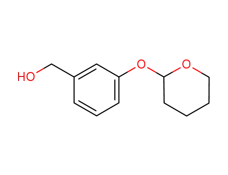Molecular Structure of 925416-98-4 (Benzenemethanol, 3-[(tetrahydro-2H-pyran-2-yl)oxy]-)