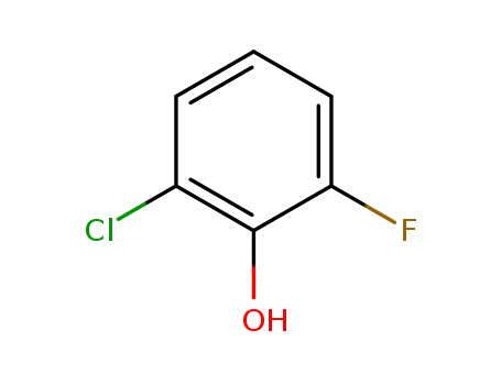 Molecular Structure of 2040-90-6 (2-Chloro-6-fluorophenol)