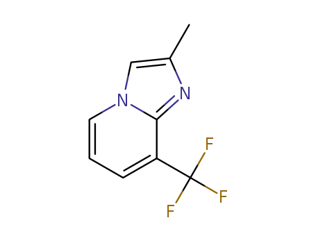 Molecular Structure of 1167570-71-9 (Imidazo[1,2-a]pyridine, 2-methyl-8-(trifluoromethyl)-)