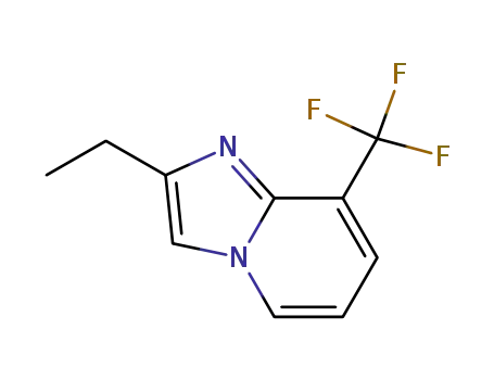 Molecular Structure of 1167570-72-0 (Imidazo[1,2-a]pyridine, 2-ethyl-8-(trifluoromethyl)-)