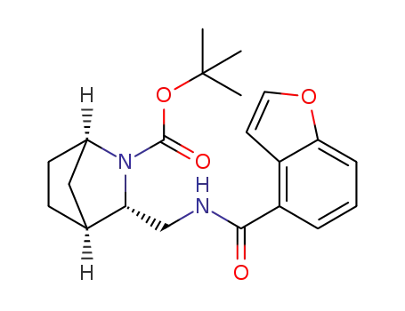 (1R,3S,4S)-3-{[(benzofuran-4-carbonyl)-amino]-methyl}-2-aza-bicyclo[2.2.1]heptane-2-carboxylic acid tert-butyl ester