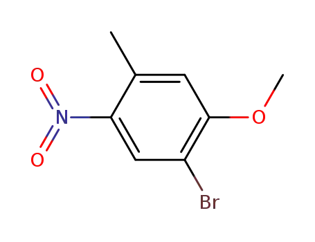 1-bromo-2-methoxy-4-methyl-5-nitrobenzene