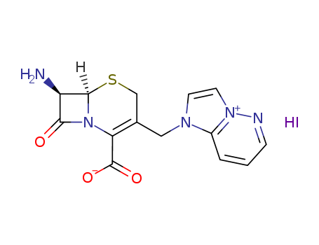 1-[[(6R,7R)-7-Amino-2-carboxy-8-oxo-5-thia-1-azabicyclo[4.2.0]oct-2-en-3-yl]methyl]imidazo[1,2-b]pyridazinium iodide