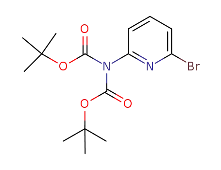 Molecular Structure of 870703-61-0 (6-(Di-Boc-amino)-2-bromopyridine)