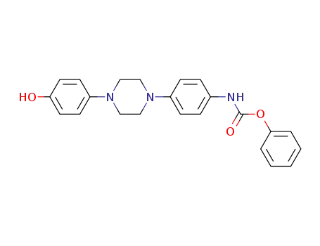 Molecular Structure of 184177-81-9 (PHENYL {4-[4-(4-HYDROXYPHENYL)PIPERAZIN-1-YL]PHENYL}CARBAMATE)