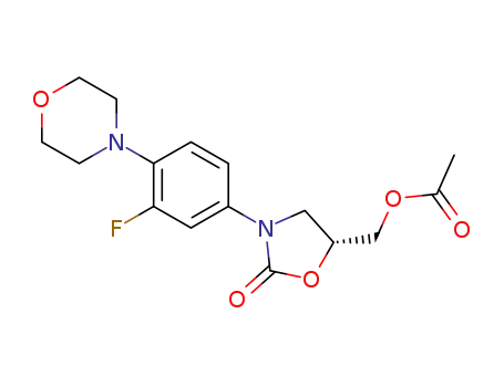 (R)-(3-(3-fluoro-4-morpholinophenyl)-2-oxooxazolidin-5-yl)methyl acetate