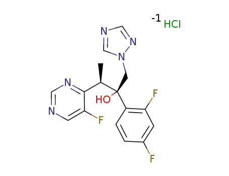 (2RS,3SR)-2-(2,4-difluorophenyl)-3-(5-fluoropyrimidin-4-yl)-1-(1H-1,2,4-triazol-1-yl)-2-butanol hydrochloride