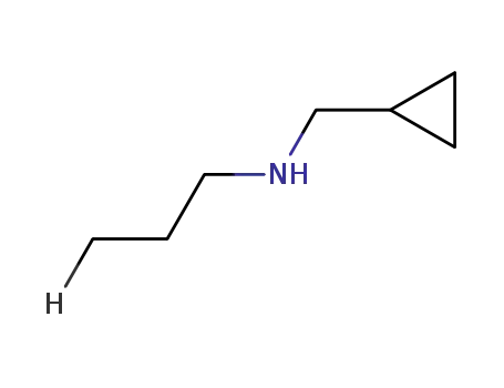 Molecular Structure of 26389-60-6 (N-Propylcyclopropanemethylamine)